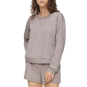 CALVIN KLEIN Form to Body Lounge Crewneck Top - NWT - Small